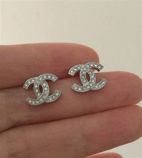 chanel winkel glas|Stud earrings .